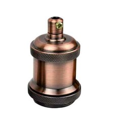 E27 Vintage Industrial Lamp Holder Retro Edison Bulb Pendant Light Fitting UK