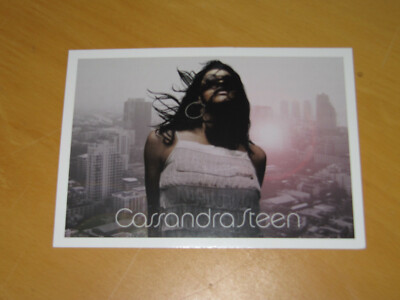 CASSANDRA STEEN - DARUM LEBEN WIR - PROMO POSTCARD 