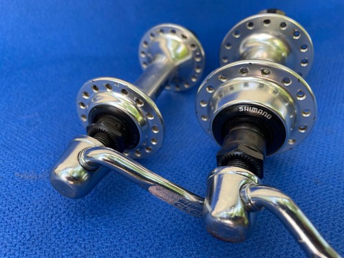 Vintage Shimano Deore DX hubs MTB hubs HB-M550 FH trekking 32 holes 7 speed - Picture 10 of 15