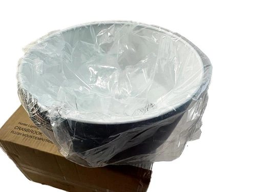 Hunter Cranbrook 1-Light Flush Mount Ceiling Light Fixture 749K8 FREE FAST SHIP - Picture 2 of 8