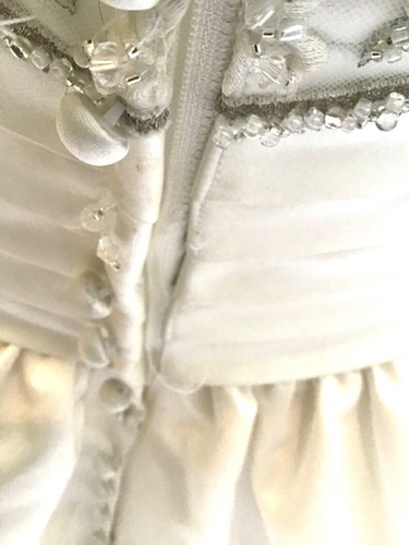 Allure Corsé Vestido de Novia Vestido de Novia Diamante Blanco Satén 10 - Imagen 6 de 7