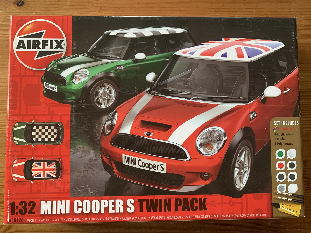 Airfix 1 32 MINI Cooper S Twin Pack Model Kit A50126