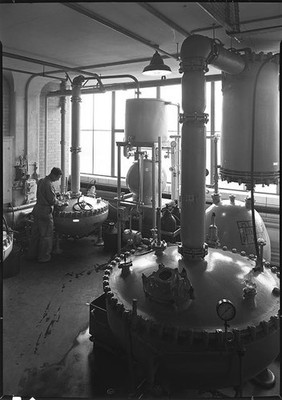 Hoffmann-LaRoche Inc., Nutley, New Jersey. Building no. 34, three kettles I