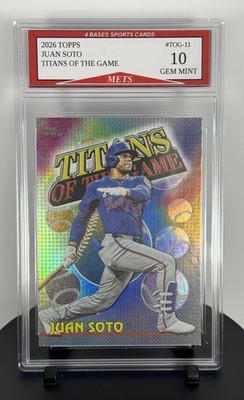 2026 Topps Juan Soto Titans Of The Game New York Mets Insert Card