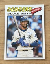 Topps 2026 Heritage Base Set Mookie Betts Los Angeles Dodgers #12 Baseball