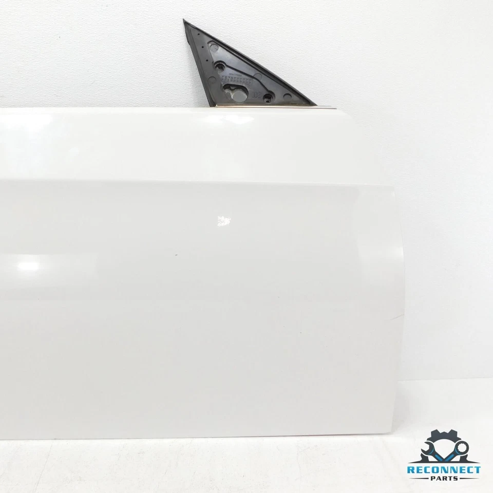 07-13 BMW 328i 335i M3 E93 Conjunto de carcasa de puerta derecha de pasajero delantero blanco OEM Foto 3 de 4