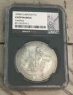 Great Britain 1898 Silver Trade Dollar Chopmarked NGC 8711819-011 KM# T1