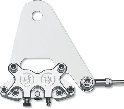 Performance Machine (pm) 1272-0052-Ch Caliper - Rear - Chrome