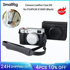X100VI Half Case, Camera Leather Case Kit for FUJIFILM X100VI with Shoulder Stra