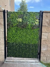 2 X 20"x20" Artificial Faux Leaf Fence Screen Wall Decor Panel Decor XYDP01