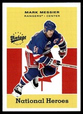2000-01 Upper Deck Vintage National Heroes Mark Messier New York Rangers #NH16