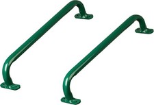 Green Metal Safety Grab Handles Set, Kids Outdoor Play House Medium,