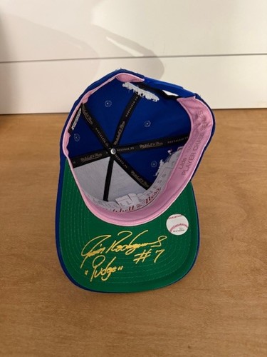 2025 Topps Lids Player Chase Series 2 Ivan Pudge Rodriguez Hat Fanatics Fest HOF - Picture 5 of 6