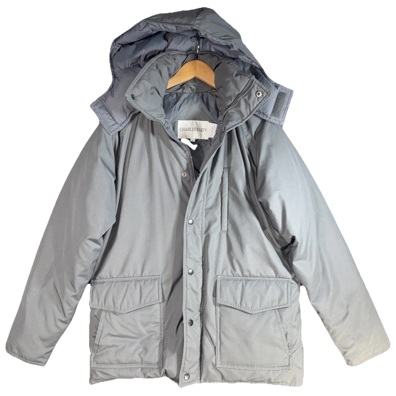 Charles Klein Down Filled Jacket Puffer Coat Park… - image 1