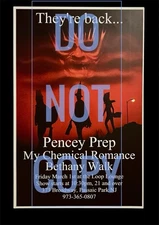 Vintage My Chemical Romance / Pencey Prep Show Poster Bullets / Heartbreak
