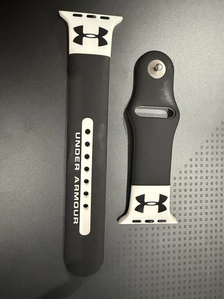 Armour Silicone Printed Apple Watch Band 42-49mm Watch 1-10 - Image 3 of 4