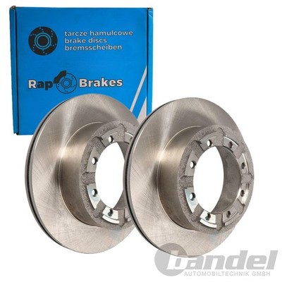 2x RAP BREMSSCHEIBEN 290mm BELÜFTET HINTEN passend für RENAULT MASCOTT MASTER RE
