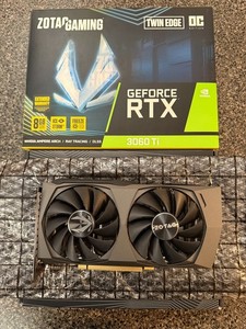 ZOTAC GeForce RTX3060Ti ジャンク品 ZOTAC GAMING GeForce RTX 3060 Ti Twin Edge OC LHR 8GB GDDR6