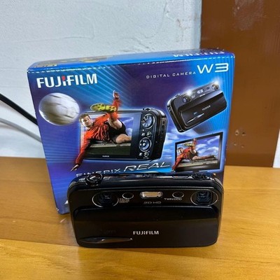 Fujifilm FinePix REAL 3D W3 10.0MP Digital Camera - Black for sale