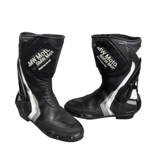 BMW Motorrad Gore-Tex Motorcycle Racing Boots Mens US 9 EU 42 EN 13634 Black