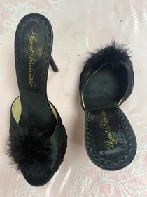 Agent provocateur-Women -Black heel Dress Slip in Sandals.US Sz-10/EUR-41.Italy.