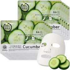 cucumber Essence Face Mask skin care Moisture all Korean Cosmetics Best 10pcs