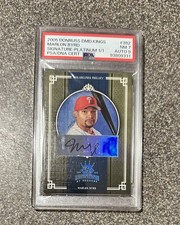 2005 Donruss Diamond Kings - Marlon Byrd #382 Platinum Signatures /1 (AU)