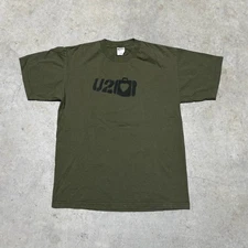 Vintage U2 Elevation 2001 Concert Tour Tee Size L 