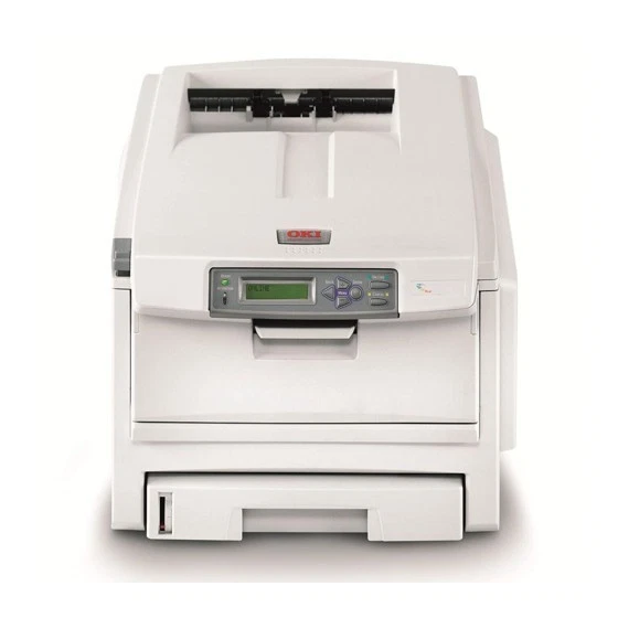 OKI C5850n Network A4 Colour LED Laser Printer OKI 01212901 - Low Toners - Image 2 of 2