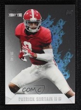 2021 MATTE Rookie Heat White - Blue Flames 20/40 Patrick Surtain II 0d44