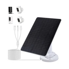 ECO-Worthy 5W 5V Solar Panel Solar Charger for Ring Camera, Compati... Fast Ship