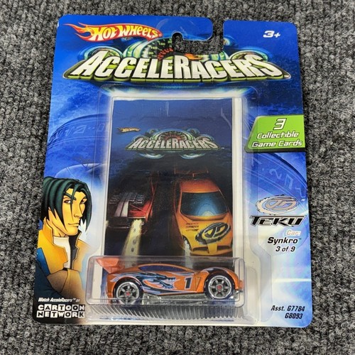 Hot Wheels Acceleracers Teku Synkro 3/9 New, Sealed Package Distressed W/Cards