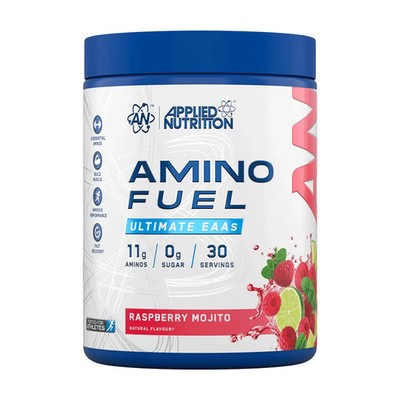 Applied Nutrition Amino Fuel EAA Raspberry 390g / 30 serv 09/27 + vegane Samples