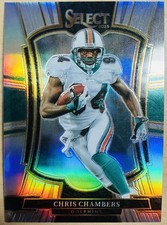 2025 Panini Select Chris Chambers Chrome Base PL #199 Miami Dolphins