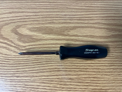 SNAP ON GSDDP31 NO1 PHILLIPS SCREWDRIVER WITH BLACK HANDLE LOC#10