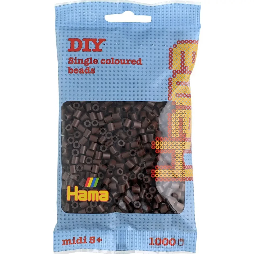 Hama® Bügelperlen Perlen, braun, 1.000 Stück.