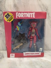 Fortnite Cuddle Team Leader w/Accessories 7 Action Figure Damaged Box NEW