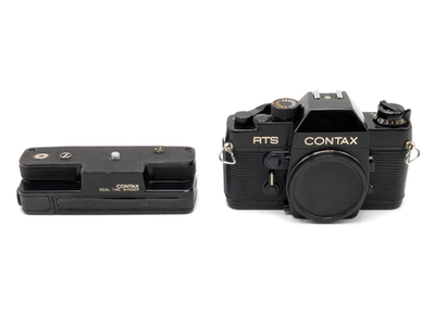 N.MINT / All works] Contax RTS 35mm SLR Film Camera Black + Wider