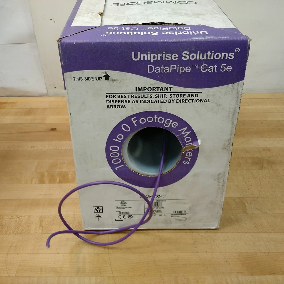 CommScope 5E55, 4769114/10 Violet Communication Cable - NEW - Image 4 of 4