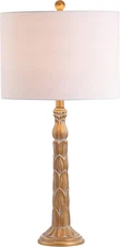 JYL3032A Blanche 28.7" Resin LED Table Lamp Traditional Classic Bedside Desk Nig