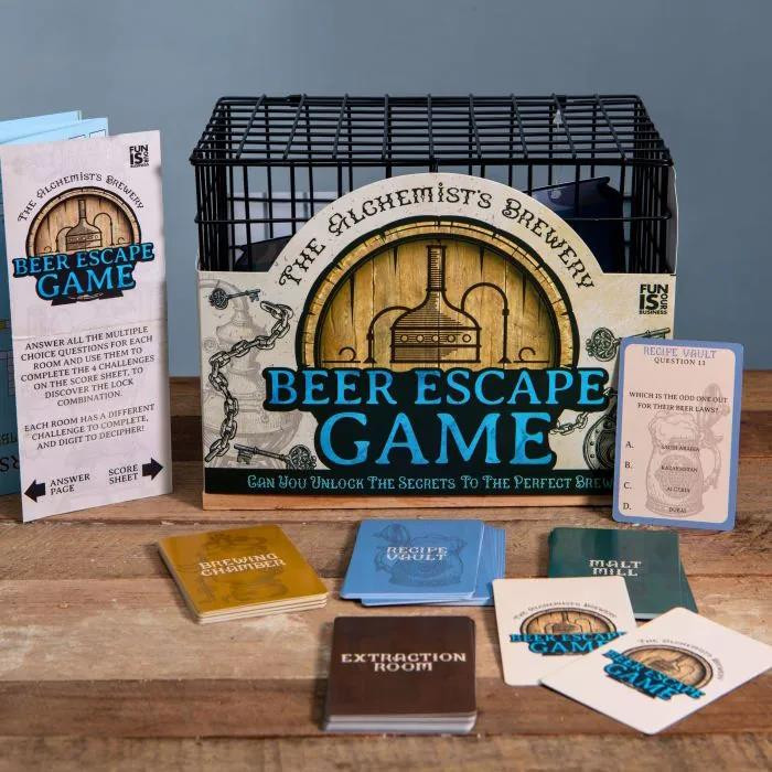 Beer Escape Game Brain Teaser Puzzles  Adult Party Activity Drinking Games