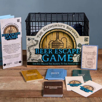 Bier Escape Game Knobelspiel Puzzle Erwachsene Party Aktivität Trinkspiele