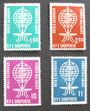 TIMBRES D'ALBANIE : 1962 YVERT N° 569 à 572 NEUF ** -  ERADICATION DE LA MALARIA