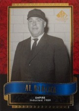 Al Barlick 2003 Upper Deck SP LEGENDARY CUTS No. 2 (1989)