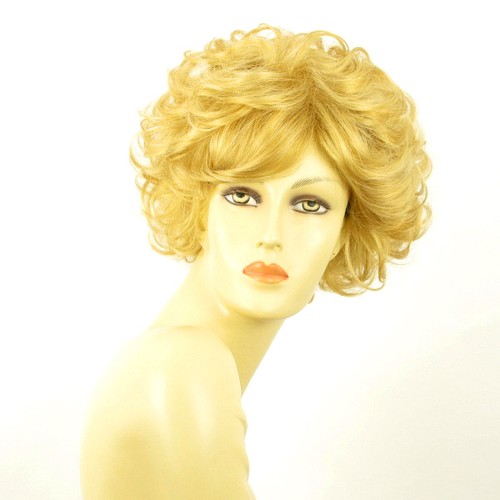 short wig for women curly light blond golden ref: FRANCINE lg26 PERUK - Foto 1 di 9