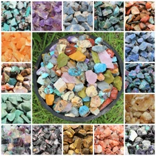 Raw Rough Natural Stones: Choose Type (Gemstone Crystal Healing Tumbling Rocks)