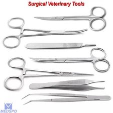 Surgical Dissection Tools Veterinary Dissecting Instruments Minor Surgery Kit CE