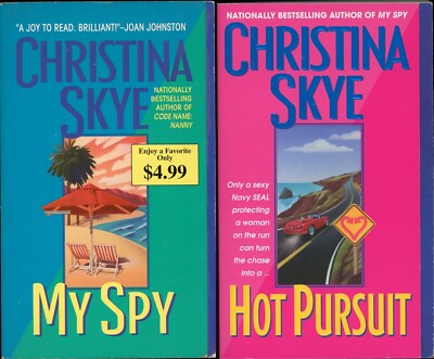 Sean and Code Name Romance Suspense Lot of 2 Paperback by Christina Skye