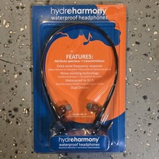 HYDRO HARMONY-Waterproof Headphones-3.5mm Jack HH-03-Submersible Underwater-NEW