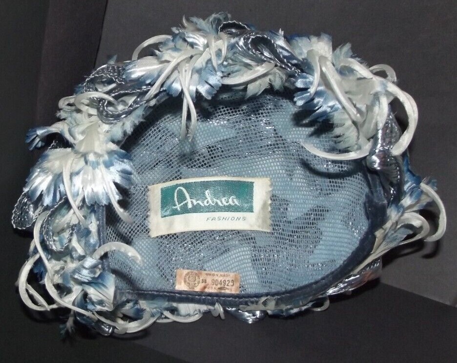 Vintage ANDREA FASHIONS WOMENS FLAPPER HAT VINTAG… - image 2